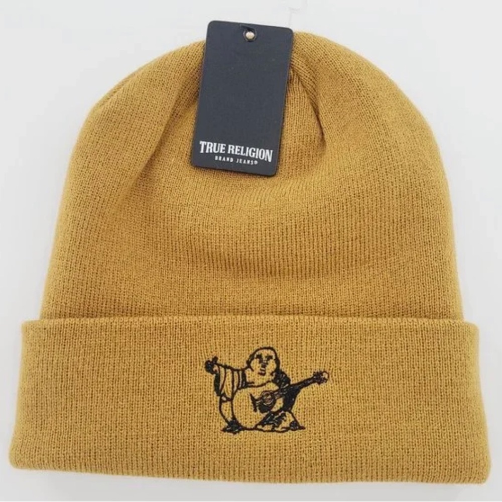 True Religion Buddha Beanie Orange/yellow